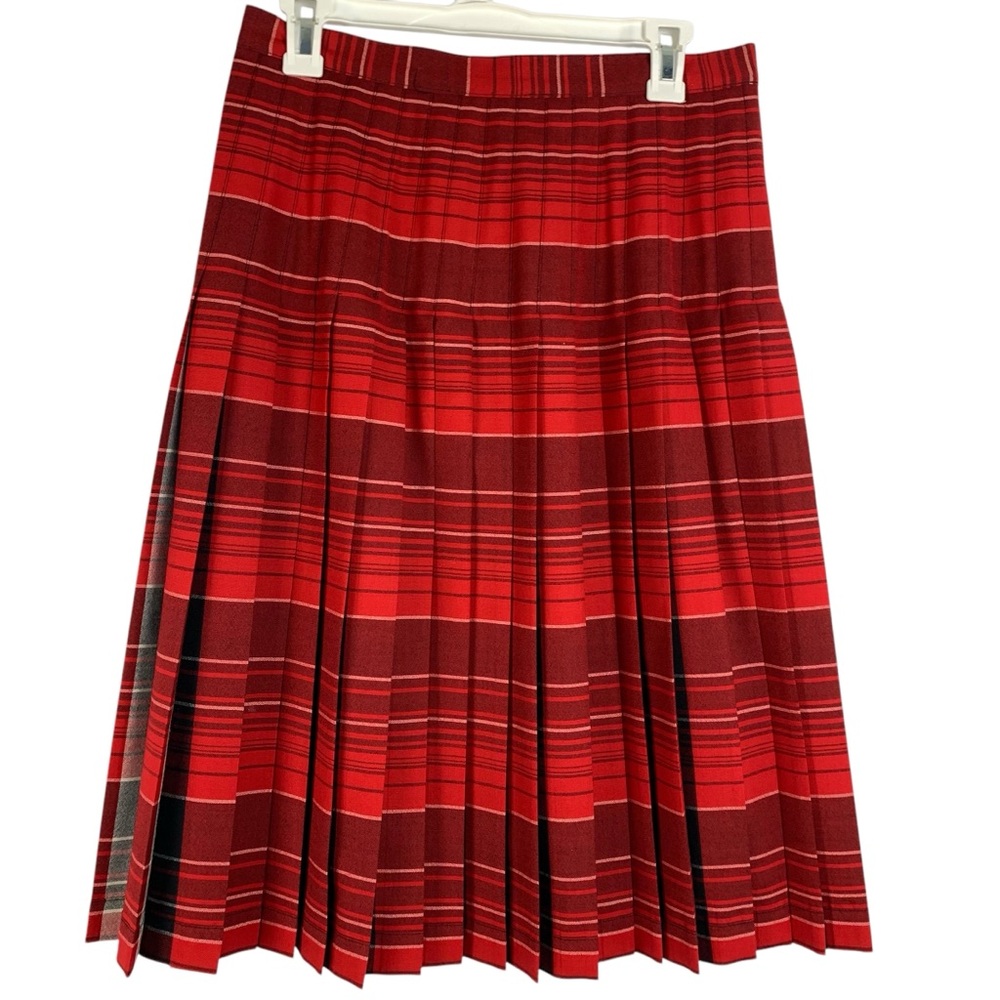 Pendleton Heritage Limited Edition Wool Plaid Reversible Turnabout Skirt Size 10 - Picture 13 of 16